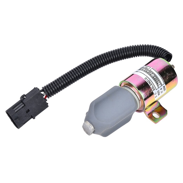 Enforose 24V-os mágnesszelepes elzárószelep, fém, kopás- és korrózióálló, traktor alkatrészekhez