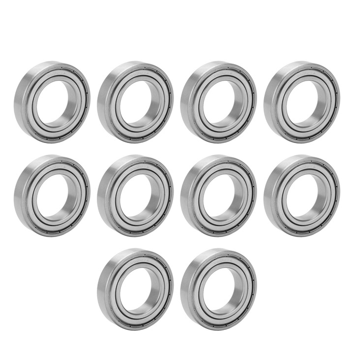 Комплект от 10 броя резервни ролкови устройства от неръждаема стомана с миниатюрен лагер S6007ZZ 62x35x14 мм, Enforose