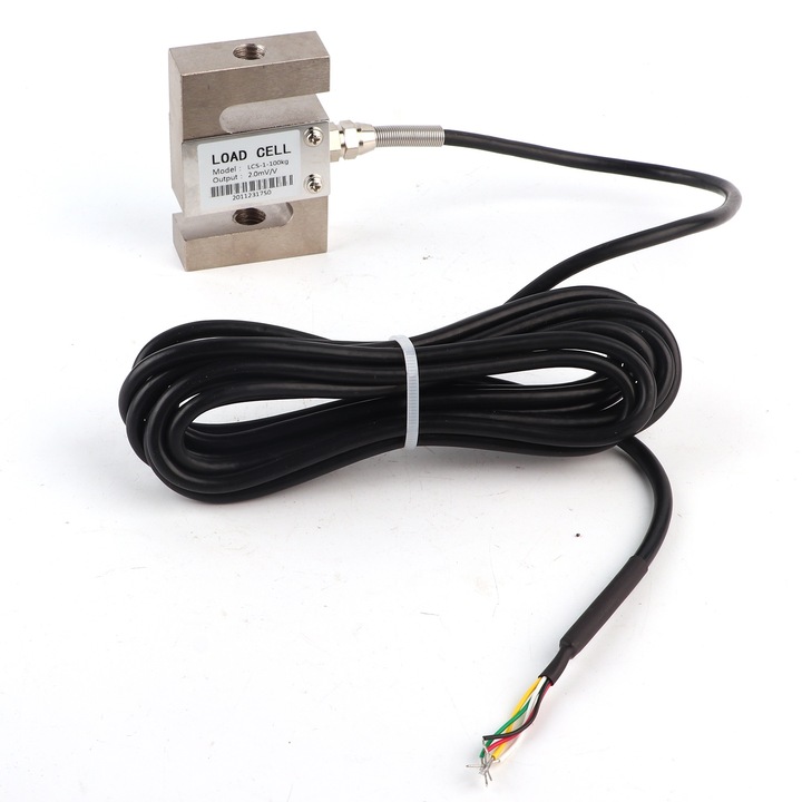 Сензор за претегляне Enforose, високоточна тензодатчикова клетка, 100 кг, 3м свързващ кабел, алуминий