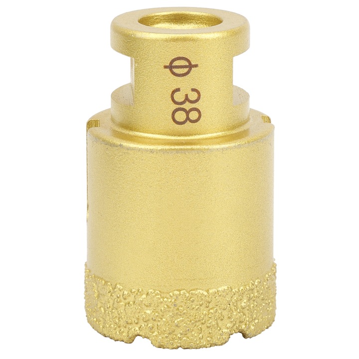 Set de burghie cu diamant Enforose, 38mm, pentru marmura si beton, cu design pentru evacuarea chipsurilor