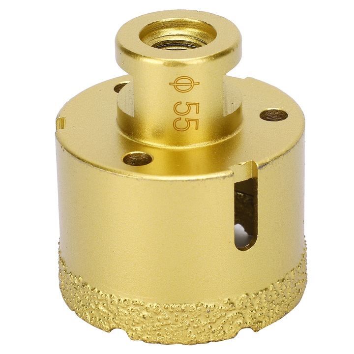 Set de burghie cu diamant Enforose, 55mm, pentru marmura si beton, structura stabila