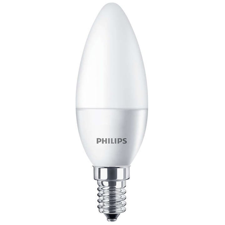LED lámpa E14 (4Watt/200°) Gyertya - meleg fehér