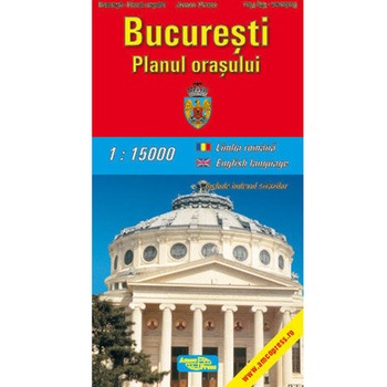 Bucuresti - Harta plianta - planul orasului Bucuresti - Harta plianta - planul orasului
