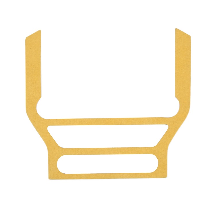 Ford Mustang 2015-2021 LHD GPS navigációs panel velúr belső betét csere, sárga