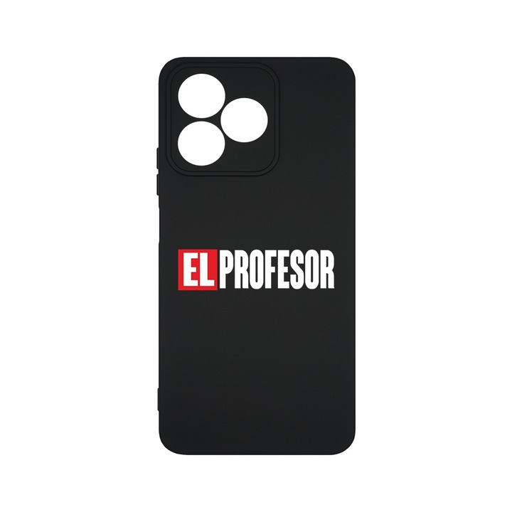 BestCase 1.2mm Szilikon telefontok, kompatibilis modell Realme C53 / C51 / Realme Note 50, El Profesor, Kamera Védelem, Mikroszálas puha belső, PB 1633