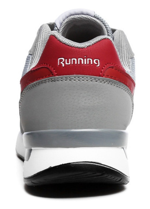 Pantofi sport Cozevdnt, alergare retro, casual, gri, material textil, 39 EU
