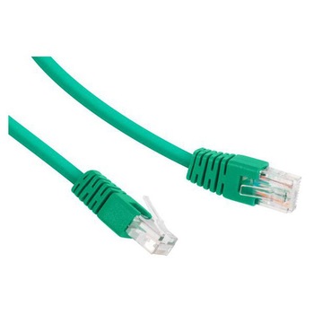 Cablu Gembird patchcord RJ45, cat.5e, UTP, 0.25m, verde Cablu Gembird patchcord RJ45, cat.5e, UTP, 0.25m, verde