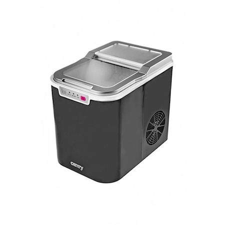 Masina de facut gheata Camry CR 8073, 120W, Rezervor apa 2.2 litri, pana la 12 kg gheata/zi, Negru