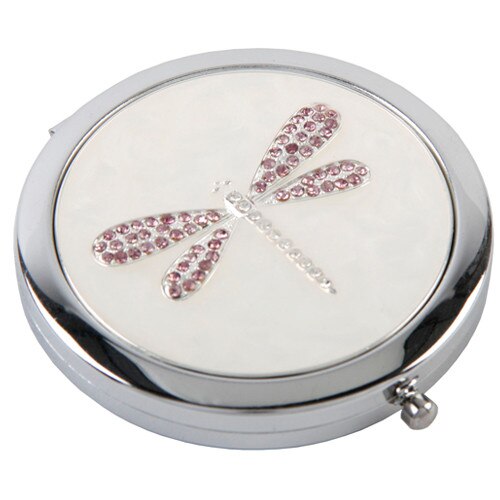 Oglinda, placata cu argint, SOPHIA, crem-roz, Dragonfly