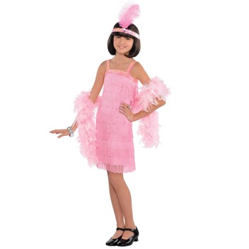 Costum charleston anii 20 fete 8-10ani/140cm Costum charleston anii 20 fete 8-10ani/140cm