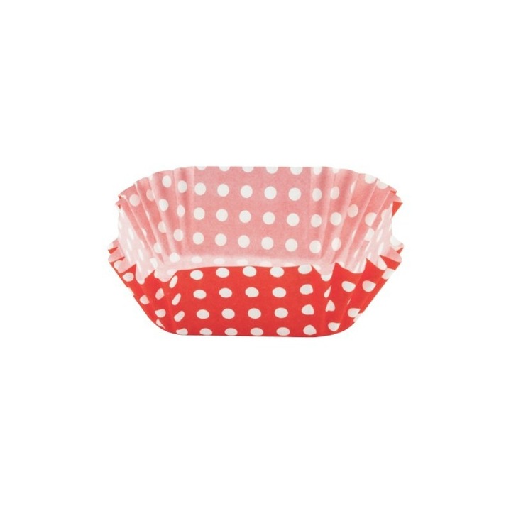 Hartie muffin colorata 6x4,5x3cm 75 buc/set