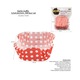 Hartie muffin colorata 4,5x4,5x2,5cm ,100 buc/set
