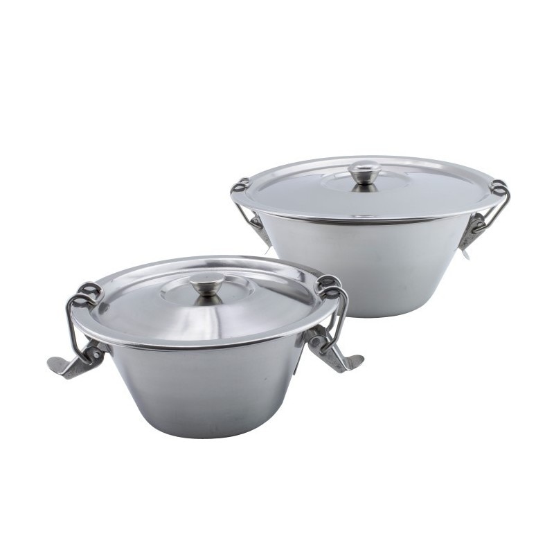 Sufertaspentru o persoana cu clame 20 cm inox