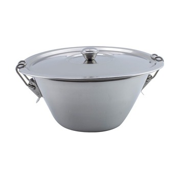 Sufertas pentru o persoana cu clame 14 cm inox Sufertas pentru o persoana cu clame 14 cm inox