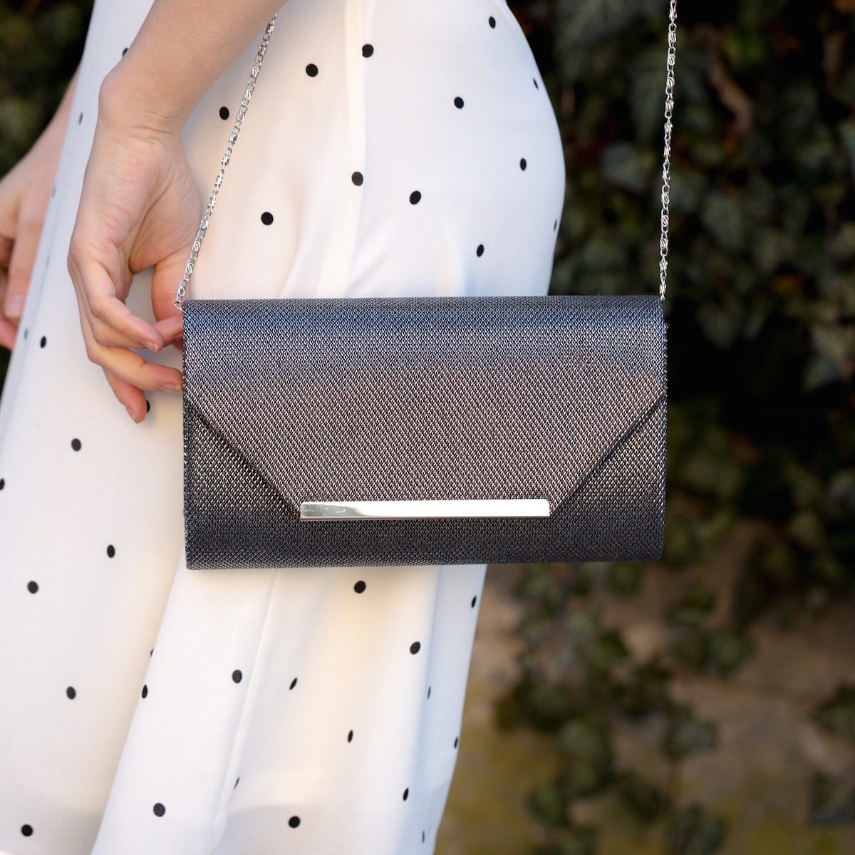 Plic de ocazie negru stralucitor