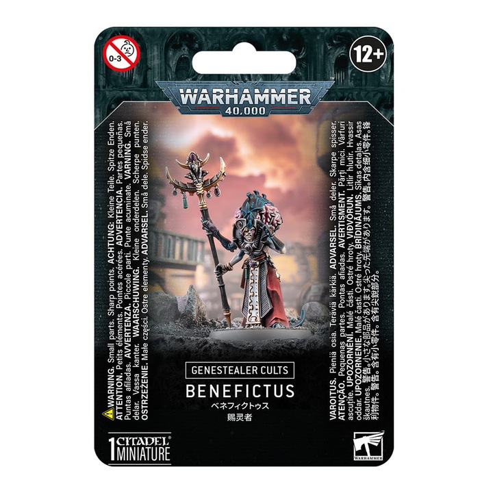 Разширение за играта Warhammer 40000 Beneficitus Genestealer Cults Game Expansion Games Workshop 11 Piece Grey
