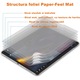 Folie Paper-Feel Mat pentru Nokia T10, Protectie ecran tableta, Textura de hartie, Regenerabila, Protectie fiabila, Claritate superioara, Rezistenta la utilizare intensa, socuri si zgarieturi, Full Glue, Instalare facila, Acoperire completa