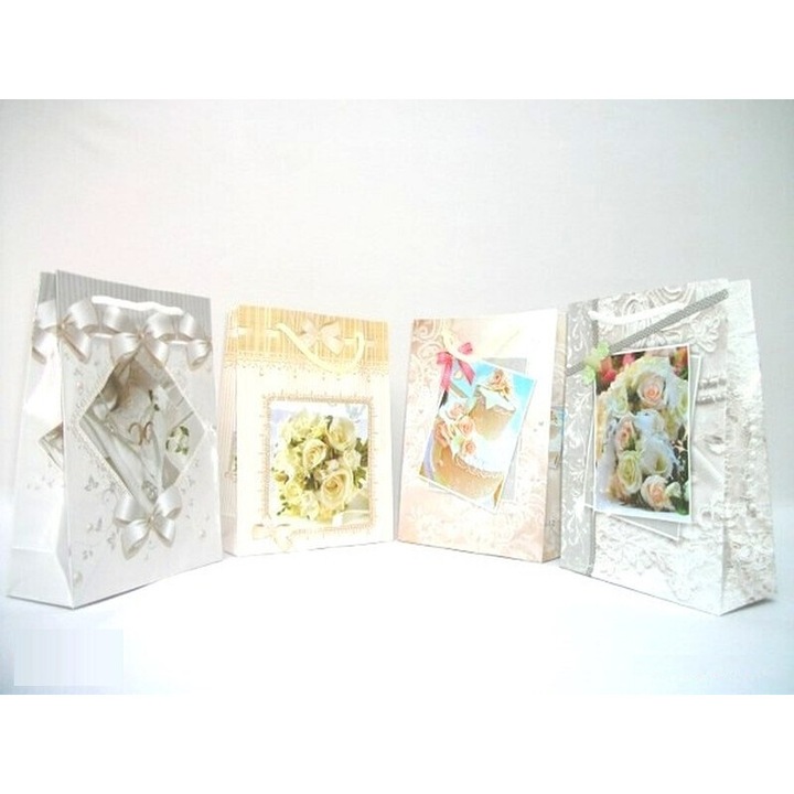 Set 12 torebki prezentowe GAJO, A4, multicolor, 23x30x8cm