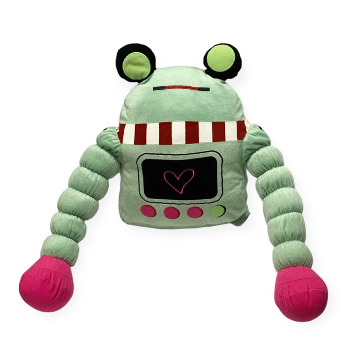 Плюшена играчка Chippo 21-133-165 1-101, Робот, Мек плюш, 55 х 40 см, Зелен