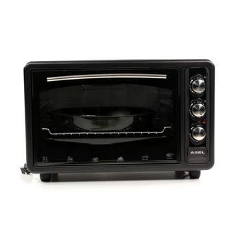 Cuptor electric cu termostat Harlem® Asel, 1300W, 33L, Negru Cuptor electric cu termostat Harlem® Asel, 1300W, 33L, Negru