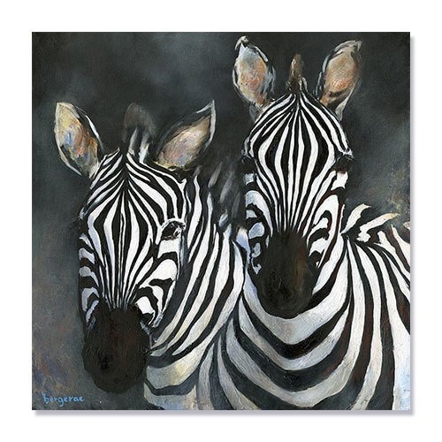 Tablou Canvas - Zebra, 100 x 100 cm