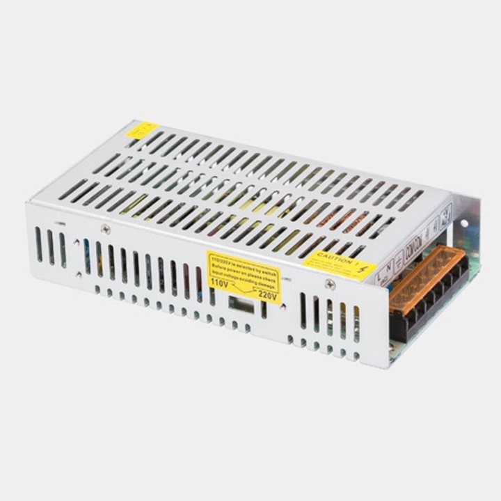 Захранване за светодиодна лента Ultralux, неводоустойчиво 12V DC 200W
