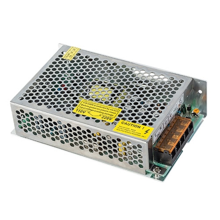 Захранване за светодиодна лента Ultralux, неводоустойчиво 12V DC 75W