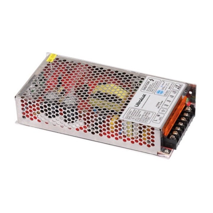 Захранване за светодиодна лента Ultralux, неводоустойчиво 24V DC 100W