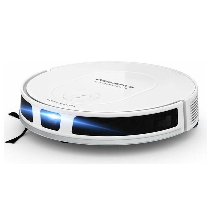 Прахосмукачка робот Rowenta, RR8477WH X-Plorer, Серия 70, Wifi свързаност, Сухо/Мокро почистване, Бял