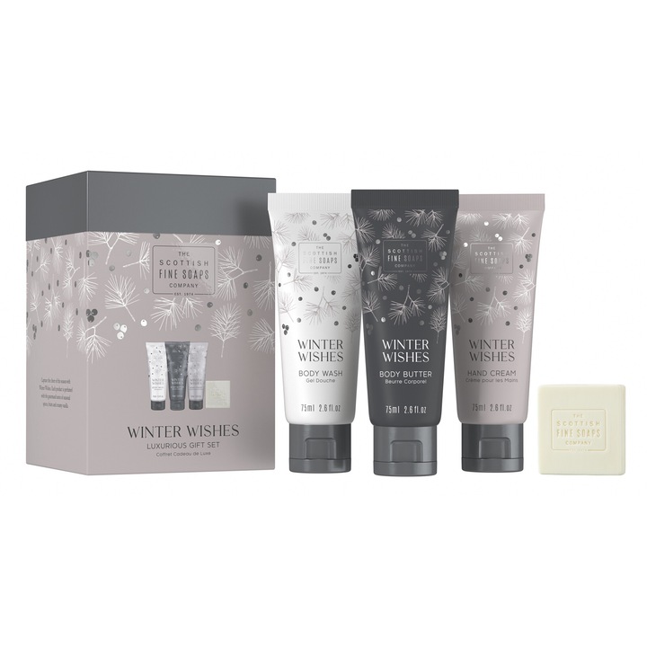 Scottish Fine Soaps Christmas Wishes ajándékkészlet, 4 termék