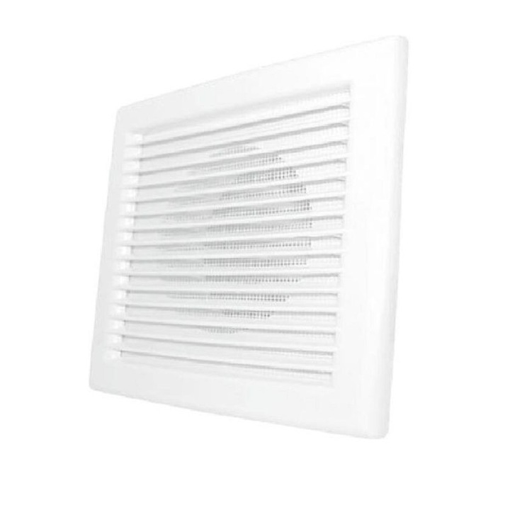 Grilaj de ventilatie LUX DL/125, Dospel, alb, montare pe perete/suport