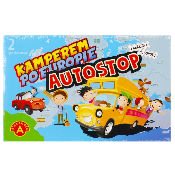 Настолни игри, Alexander, Kamperem po Europie и Autostop, образователни, 2-6 играчи