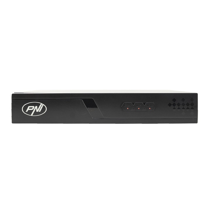 NVR POE PNI House IP710J, 10 канала 4K 8MP, 4 POE канала и 6 IP канала, черен