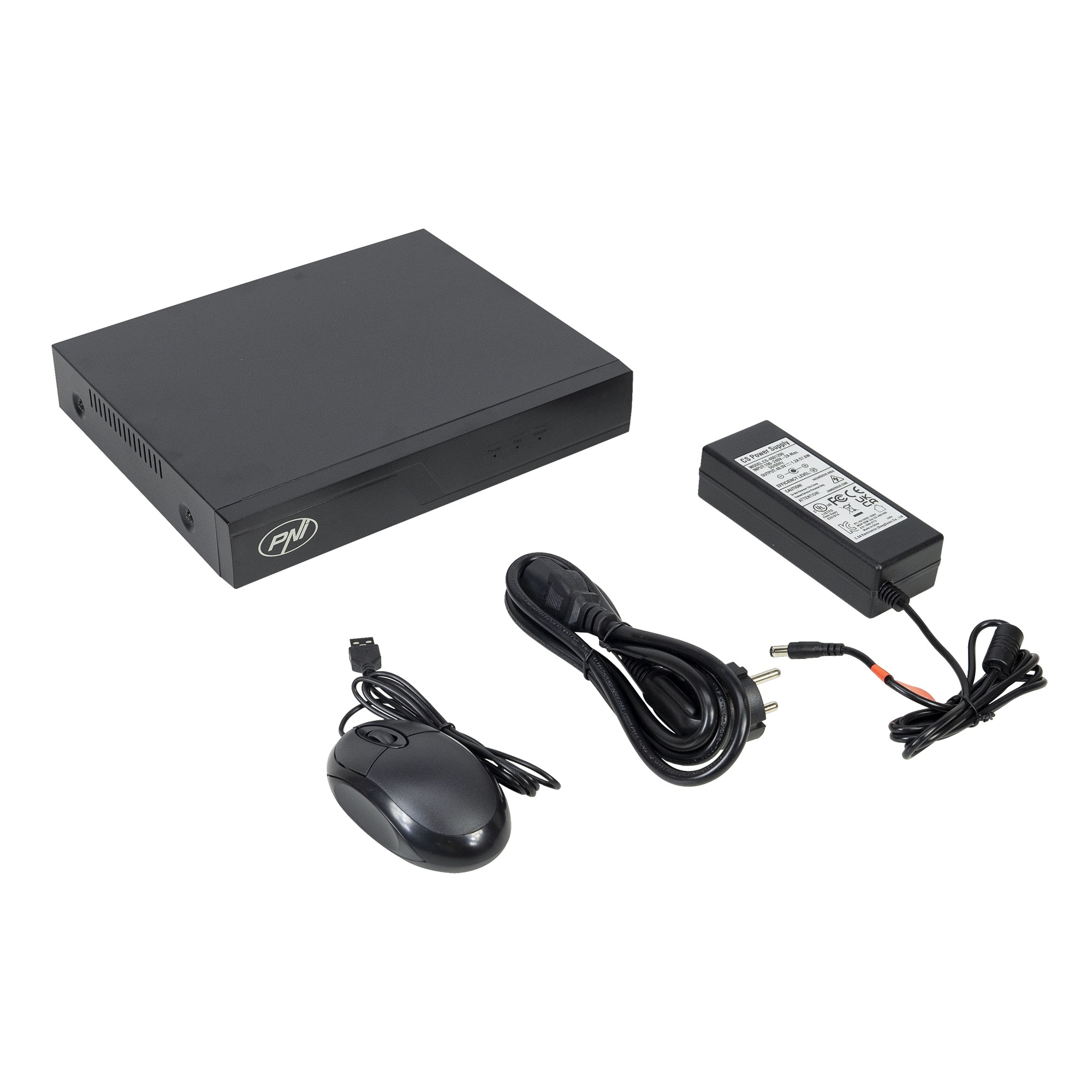 PNI House IP716J POE NVR Video Surveillance Package, 6 PNI IP515J Cameras, 5MP Bullet, 2.8mm And - View #2