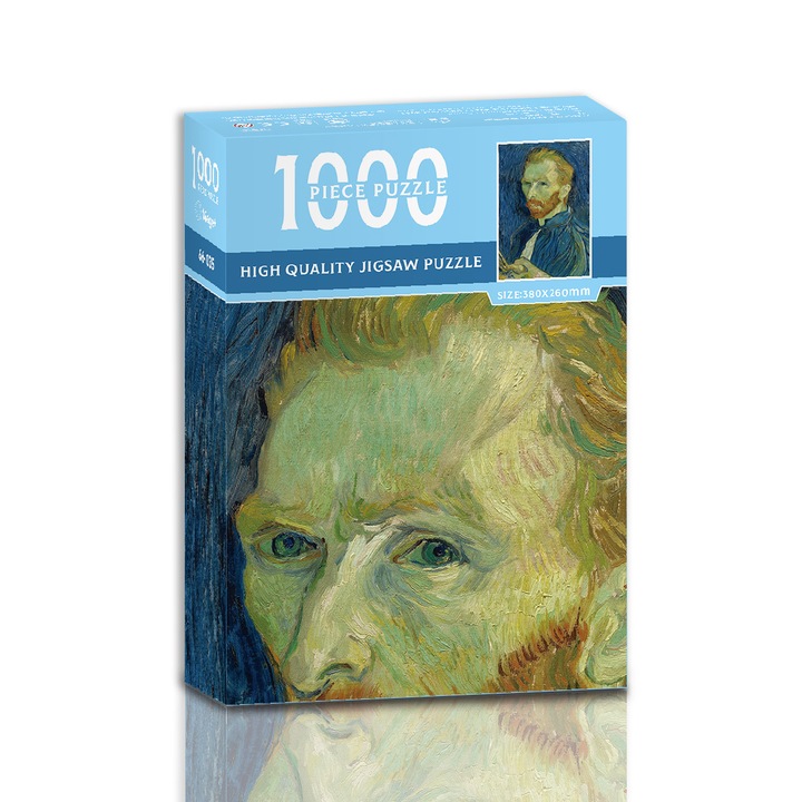 1000 darabos puzzle Van Gogh olajfestmény, stresszoldó oktatójáték gyűjtemény, kreatív ajándék fiúknak és lányoknak, HH-66