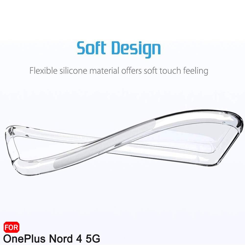 Husa pentru OnePlus Nord 4 - Techsuit Shockproof Clear Silicone - Clear