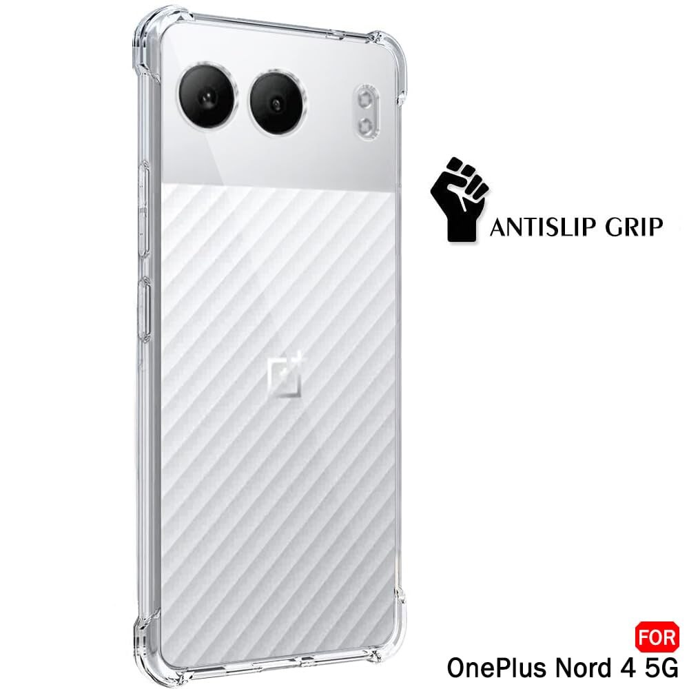 Husa pentru OnePlus Nord 4 - Techsuit Shockproof Clear Silicone - Clear
