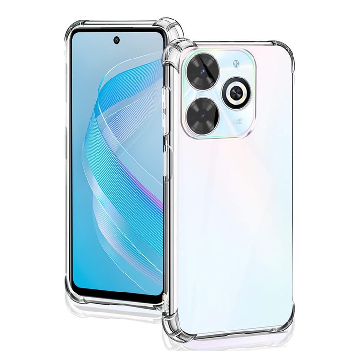 Кейс за Infinix Smart 8 - Shockproof Clear Silicone - Прозрачен
