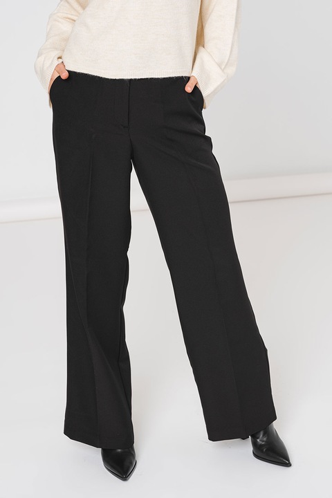 Vero Moda, Широк официален панталон, Черен