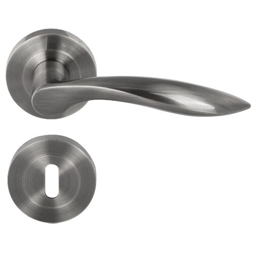 Maner Medeea cu rozeta, Evotools, pentru cheie, nichel satin