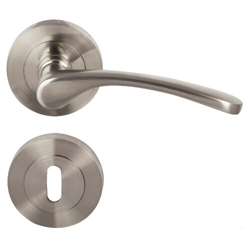 Maner Minerva cu rozeta, Evotools, pentru cheie, nichel satin