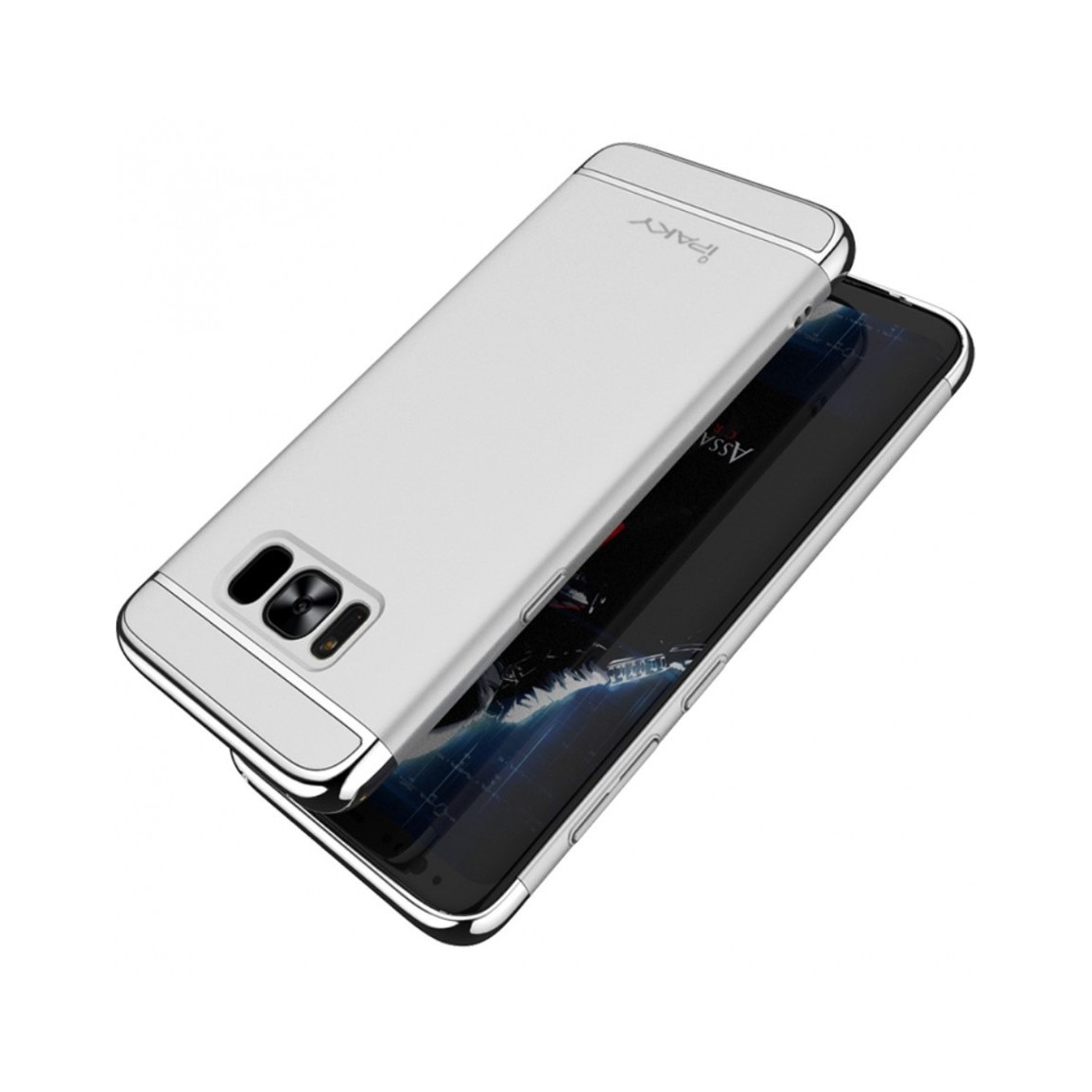 Carcasa protectie spate din plastic pentru Samsung Galaxy S8 G950, silver
