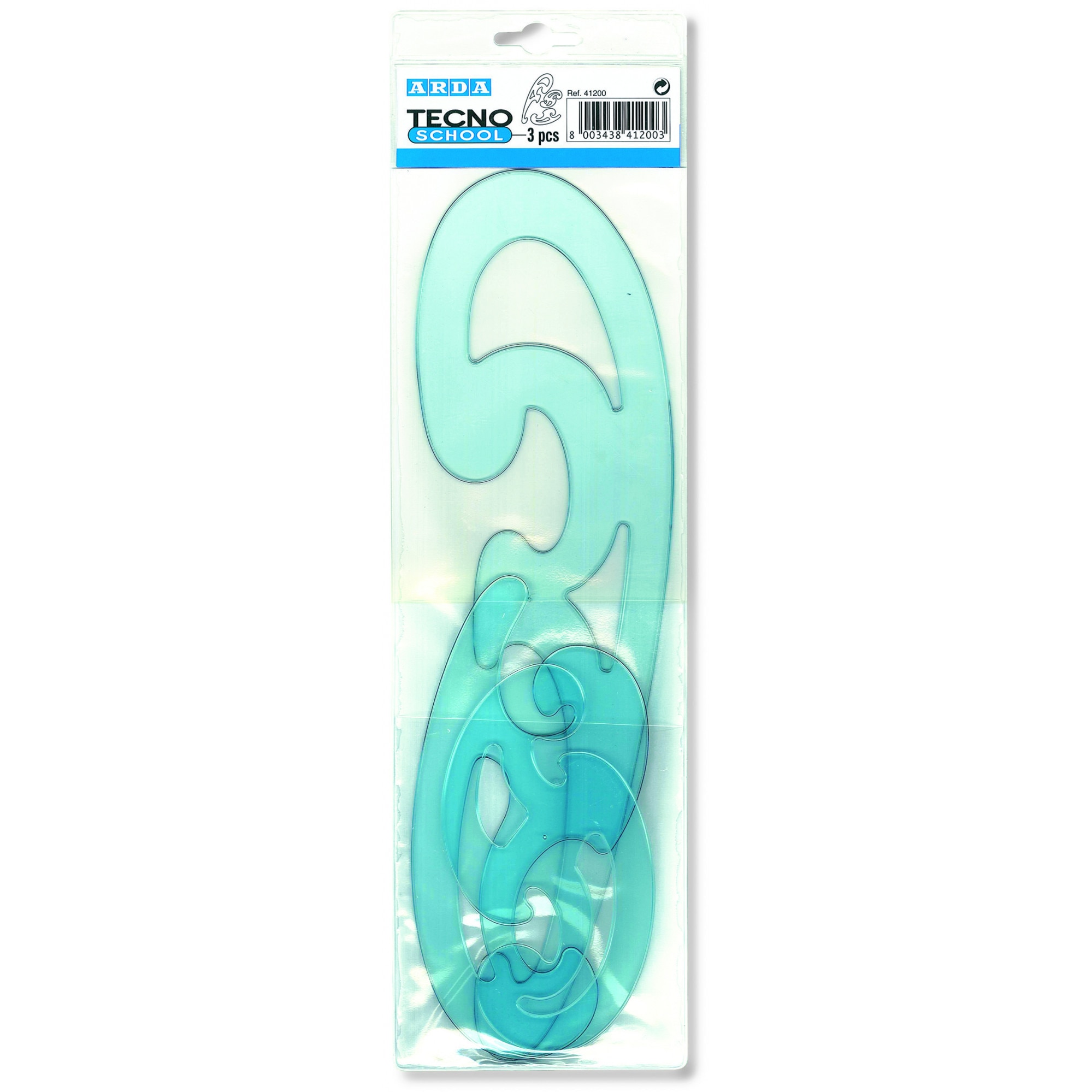 Set florar albastru, 3 buc/set, AR41200