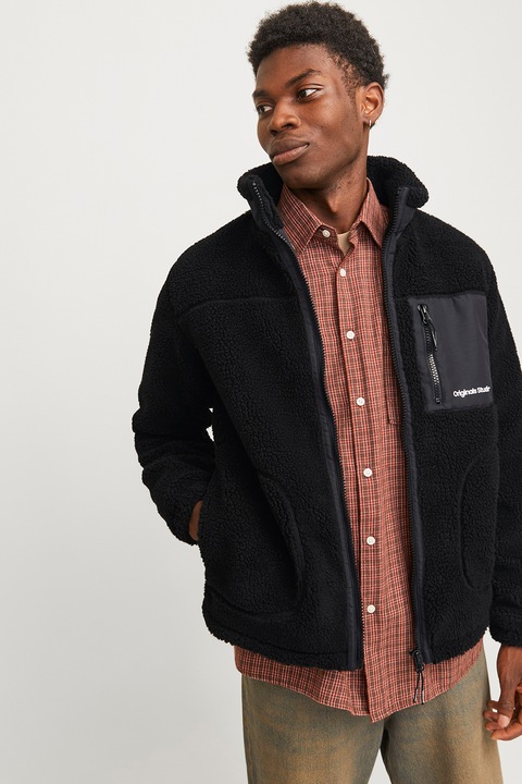 Jack & Jones, Яке с джобове, Черен, 2XL