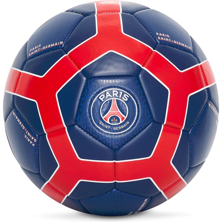 Minge de fotbal PSG, Cu emblema in relief, Colectia 2024