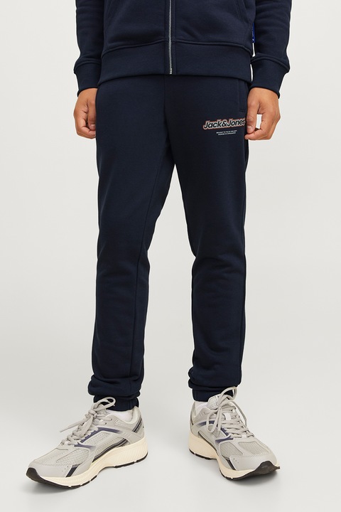 Jack & Jones, Bő fazonú szabadidőnadrág állítható derékrésszel, Tengerészkék