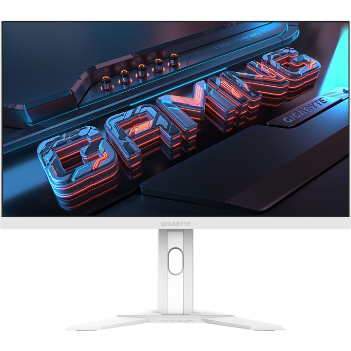 Монитор GIGABYTE M27QA ICE, 27", Edge-Lit LED, IPS, 2560 x 1440, 2 x HDMI 2.0, USB Type-C с DisplayPort ф-я, 1 x DisplayPort 1.4, 1 x Audio Out, 1 x USB 3.2 Upstream, 2 x USB 3.2 Downstream
