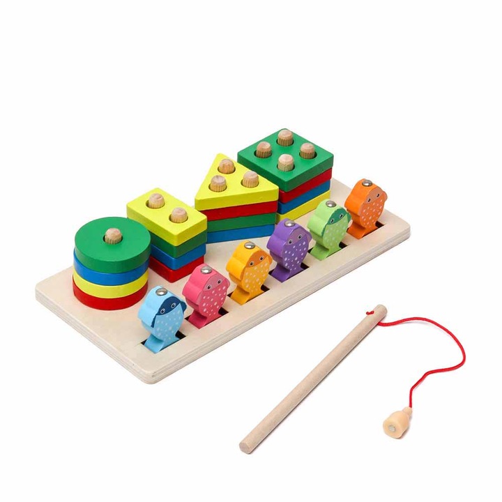 Joc educativ, Magnet, Lemn