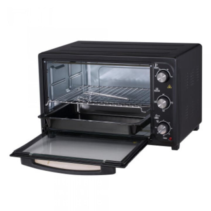 Cuptor, Syntrox, 23 l, 1500 W, Negru