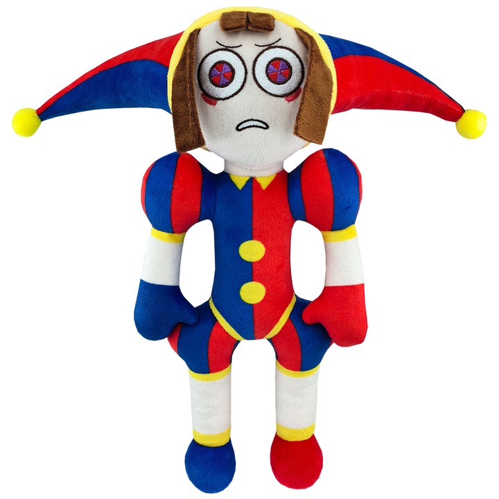 Jucarie de plus, Clovn, Mini, Multicolor, 30x20cm